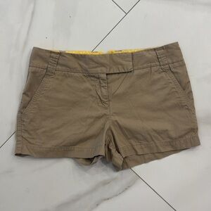 J. Crew Khaki Classic Twill Chino Shorts.  Sz 4